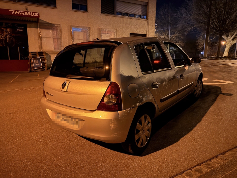 Entwendetes Auto